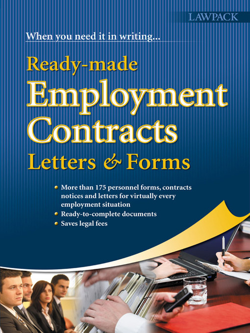 Ready-Made Employment Contracts, Letters & Forms (eBook)